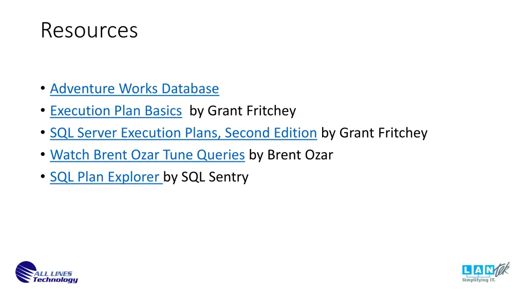 resources