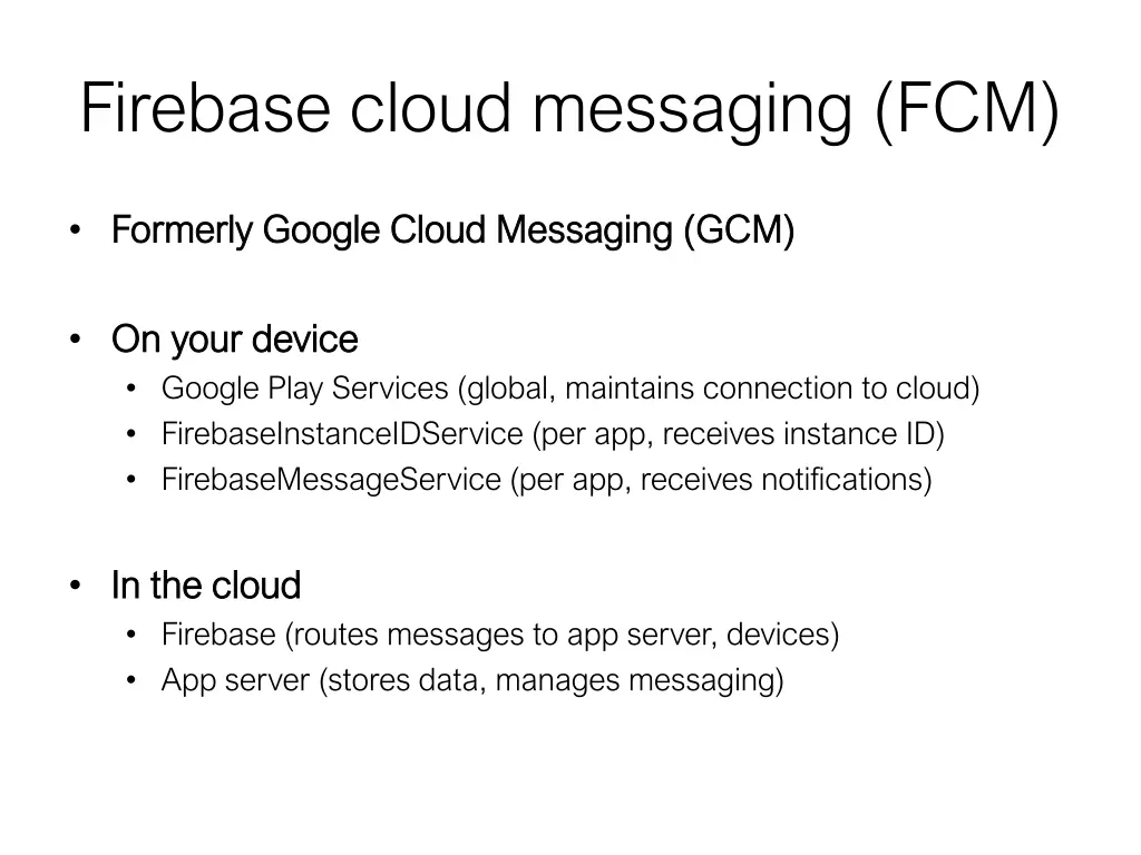 firebase cloud messaging fcm