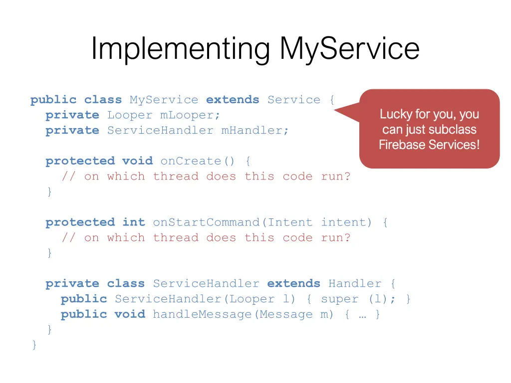 implementing myservice 5