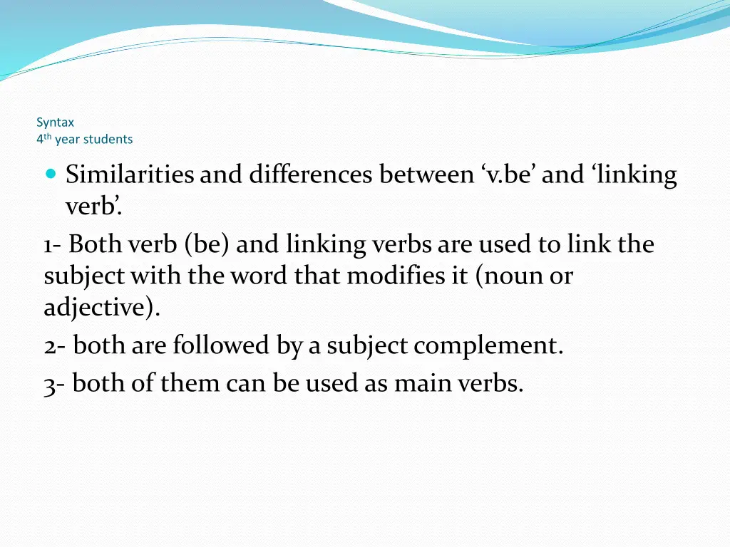 syntax 4 th year students 19