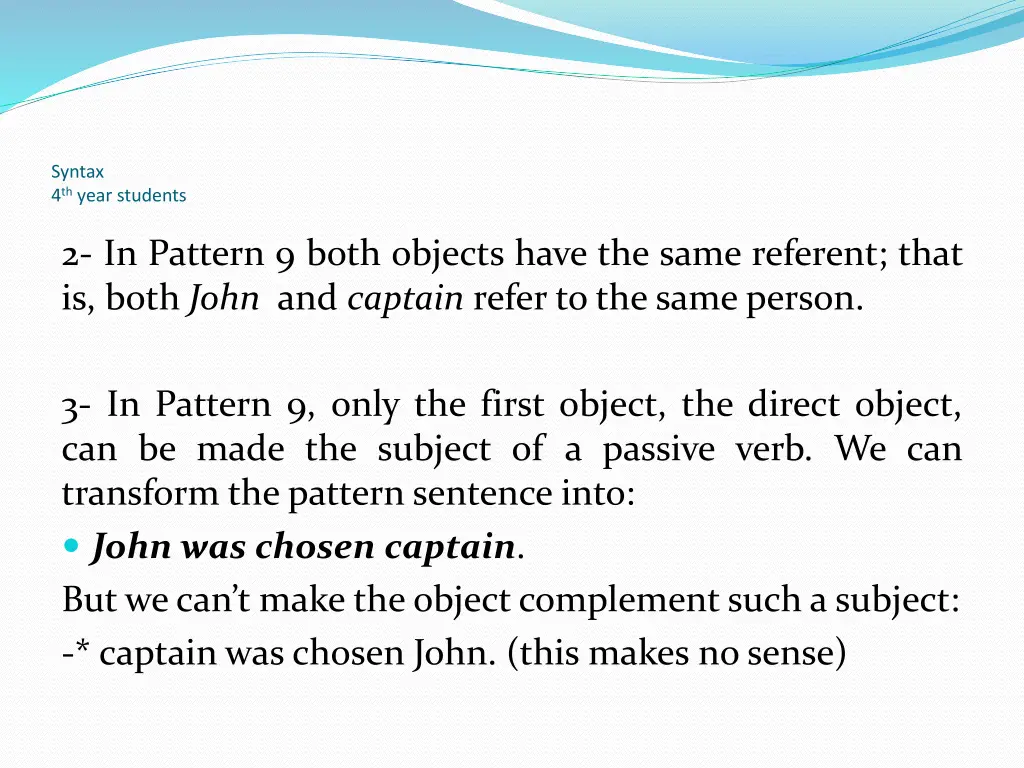 syntax 4 th year students 34