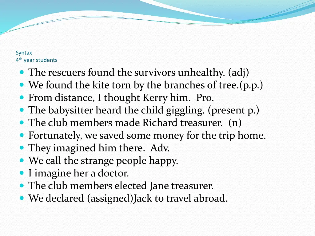 syntax 4 th year students the rescuers found