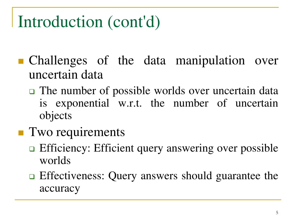 introduction cont d