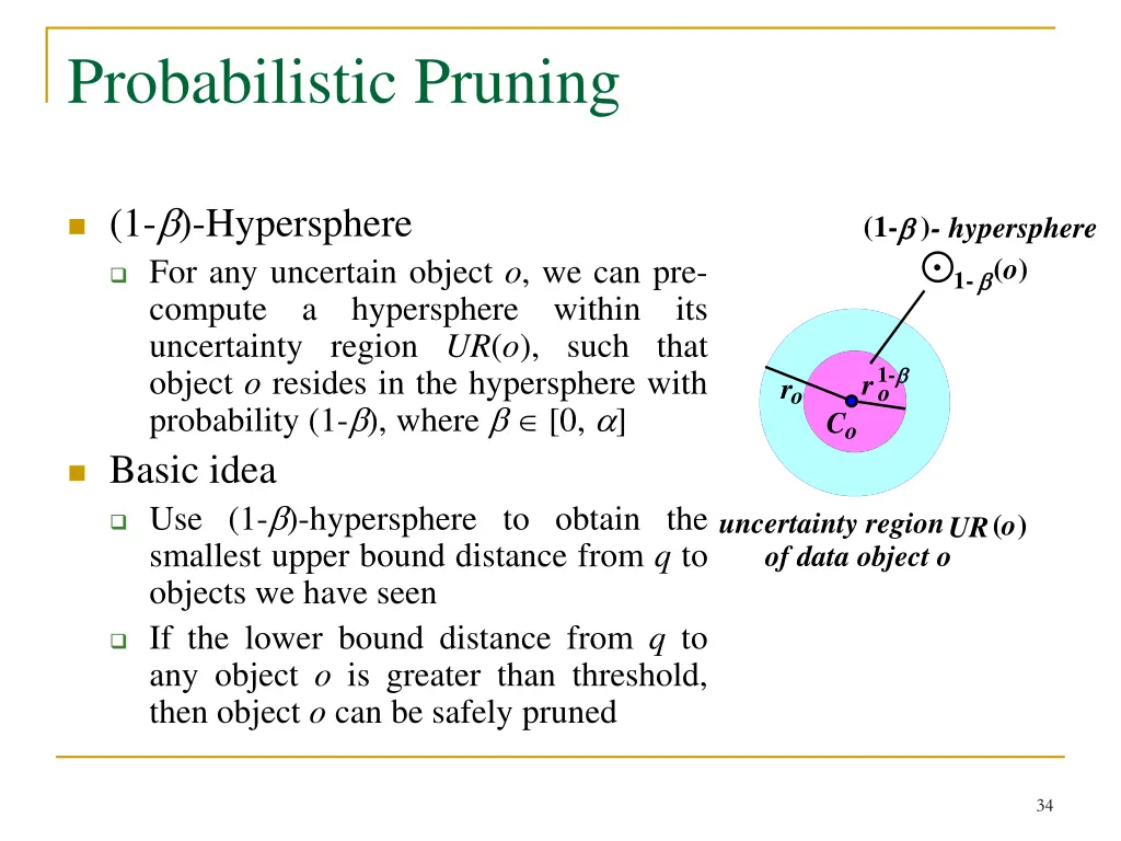 probabilistic pruning