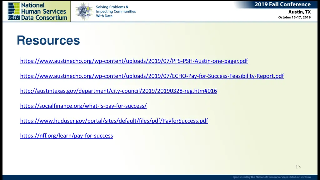 resources