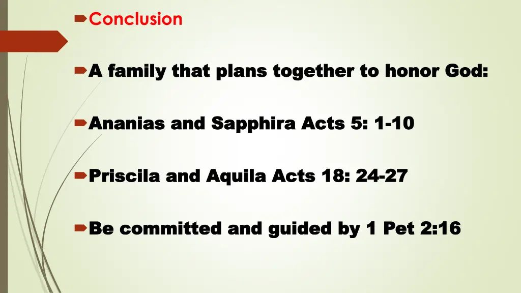 conclusion