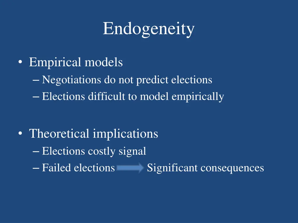 endogeneity