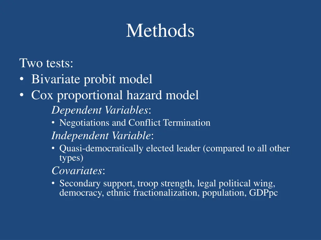 methods