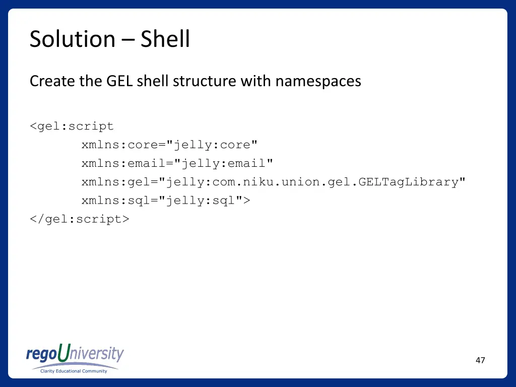 solution shell
