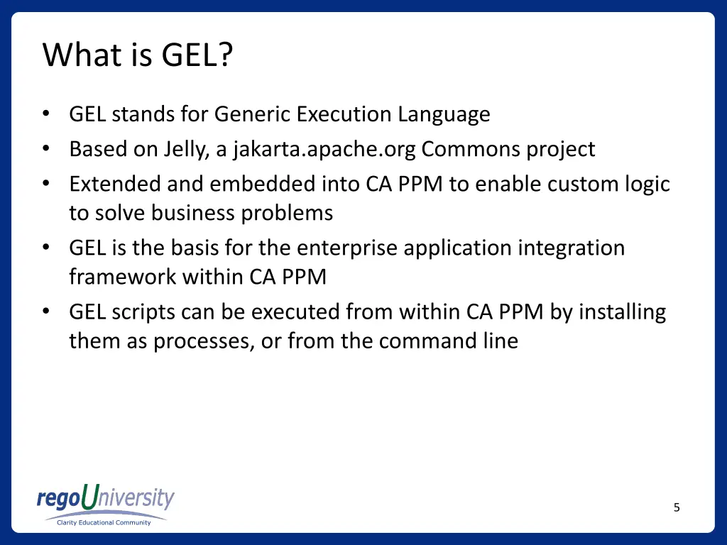what is gel