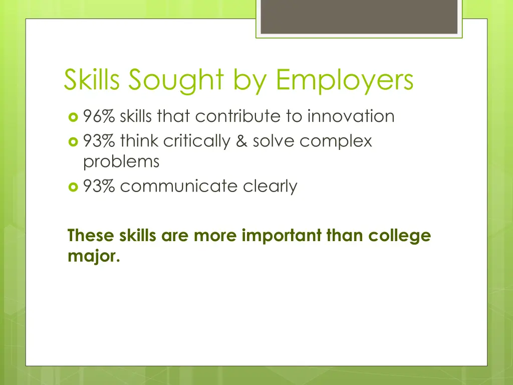 skills sought by employers