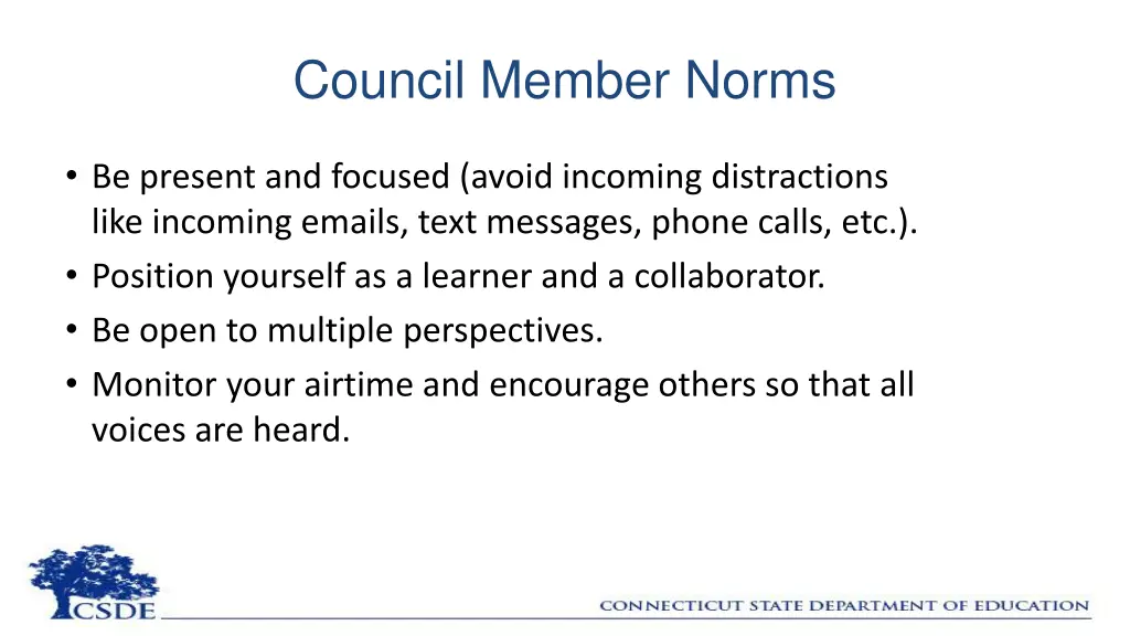 council member norms