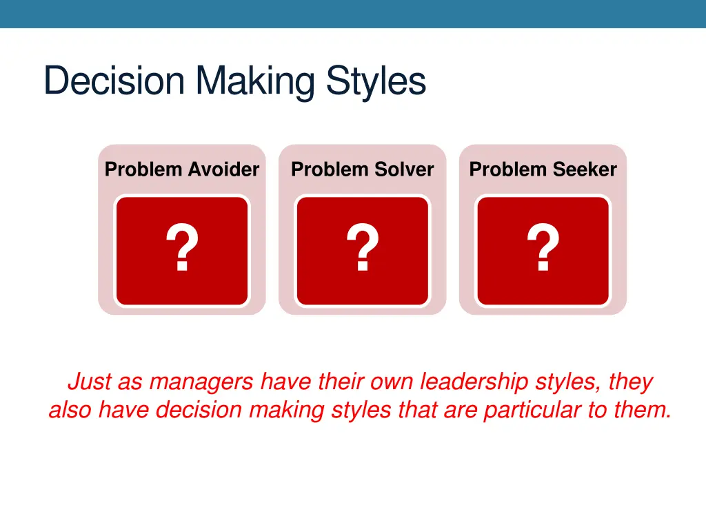 decision making styles 1