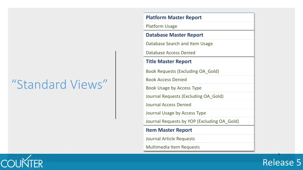 platform master report 1