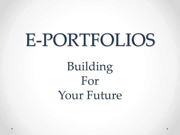 e portfolios