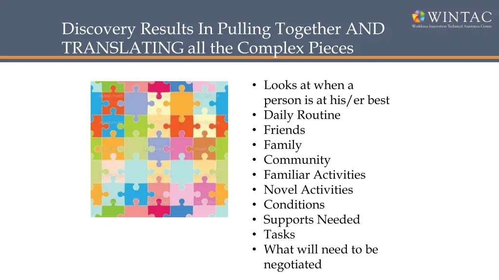discovery results in pulling together