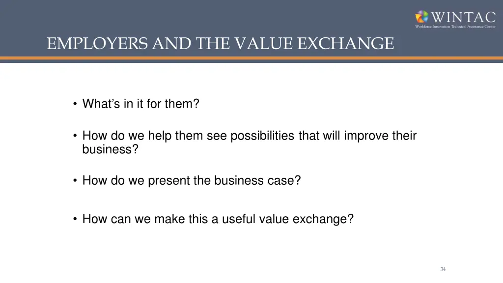 employers and the value exchange