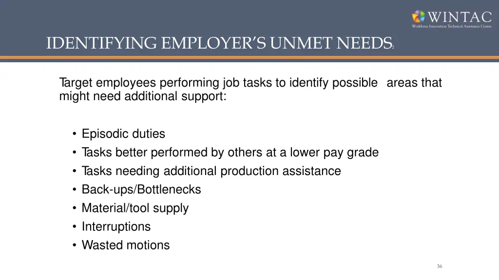 identifying emplo yer s unmet needs 2