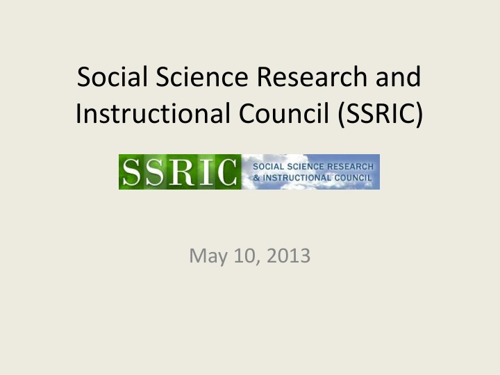 social science research and instructional council