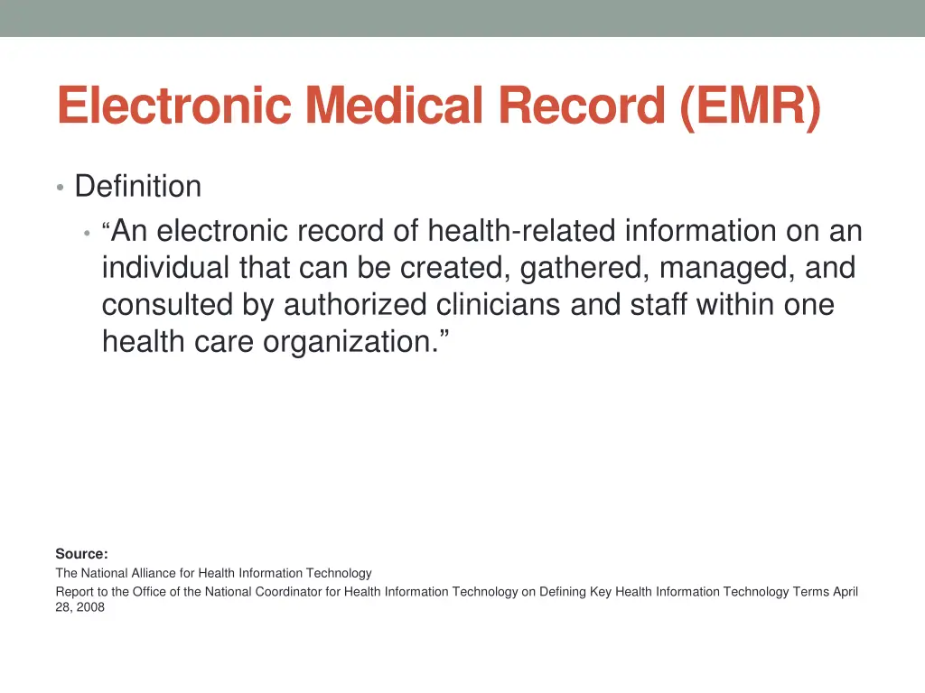 electronic medical record emr