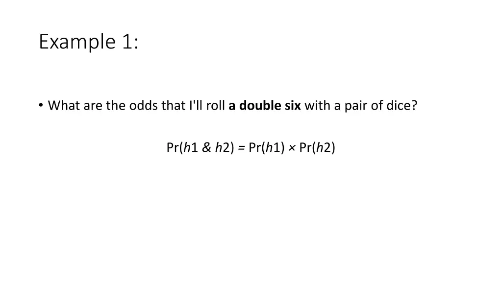 example 1 1