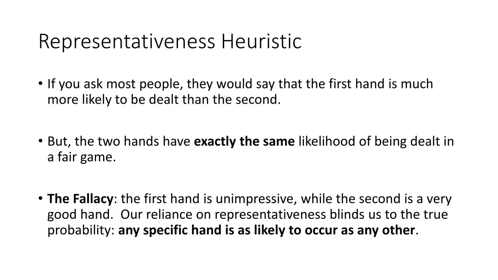 representativeness heuristic 3