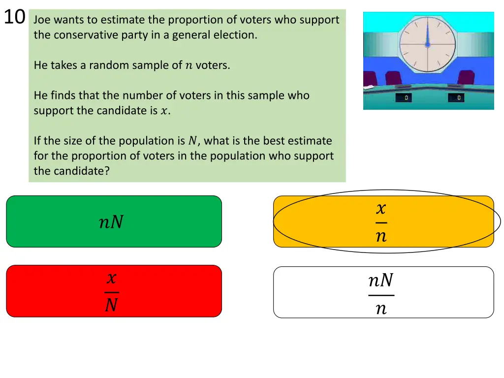10 joe wants to estimate the proportion of voters