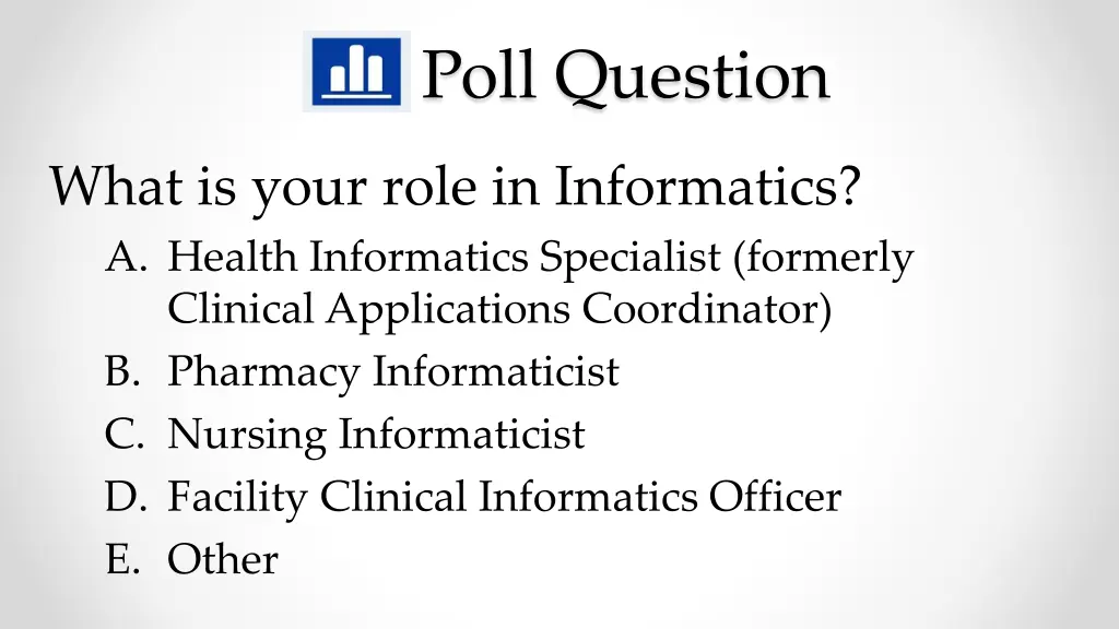 poll question