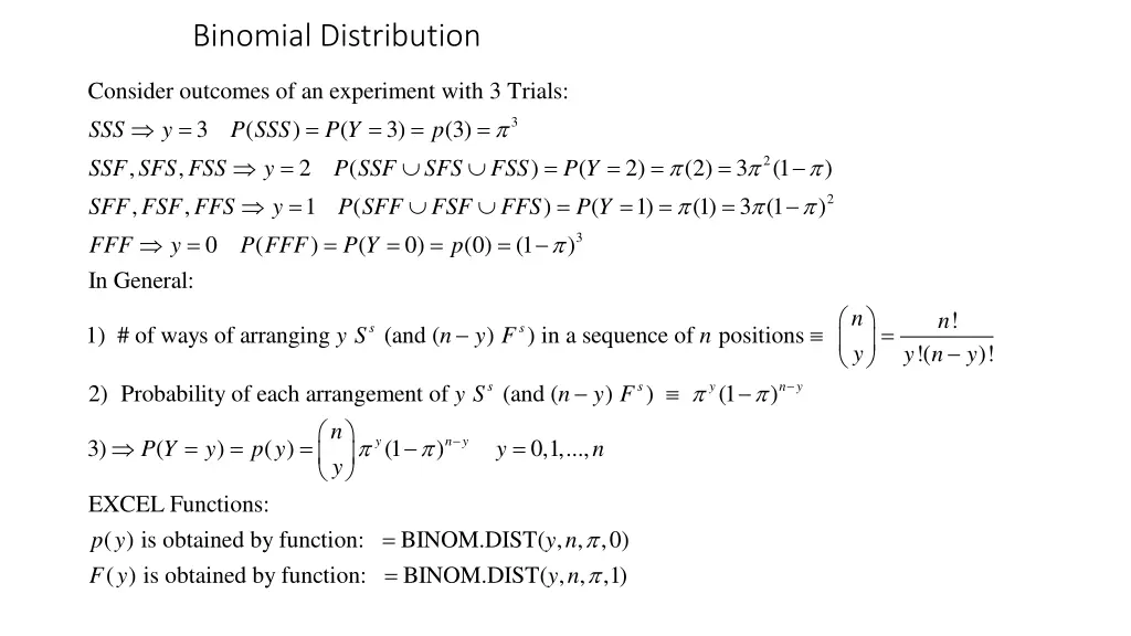 binomial distribution