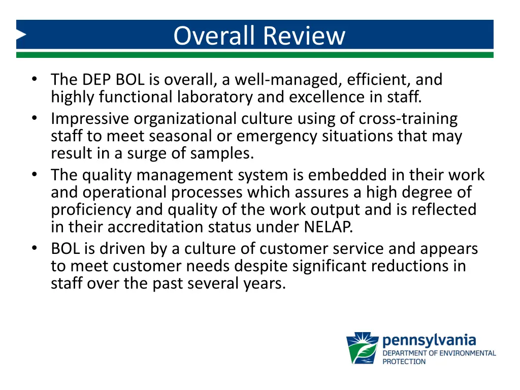 overall review