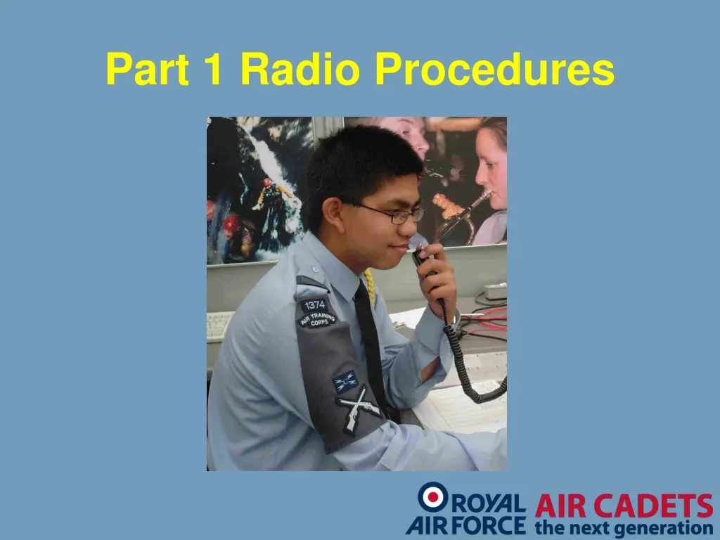 part 1 radio procedures
