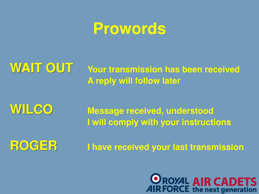prowords 1