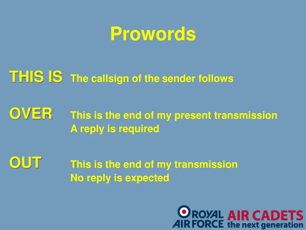 prowords