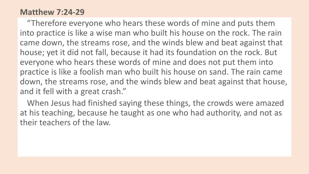 matthew 7 24 29