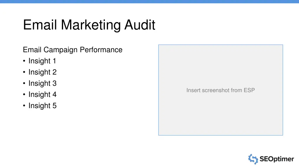 email marketing audit
