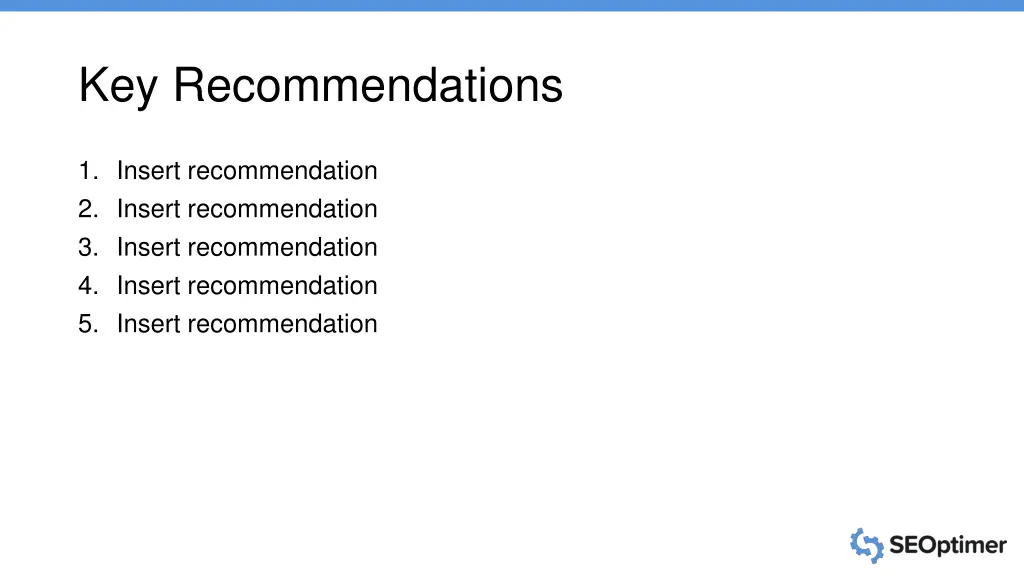 key recommendations 1
