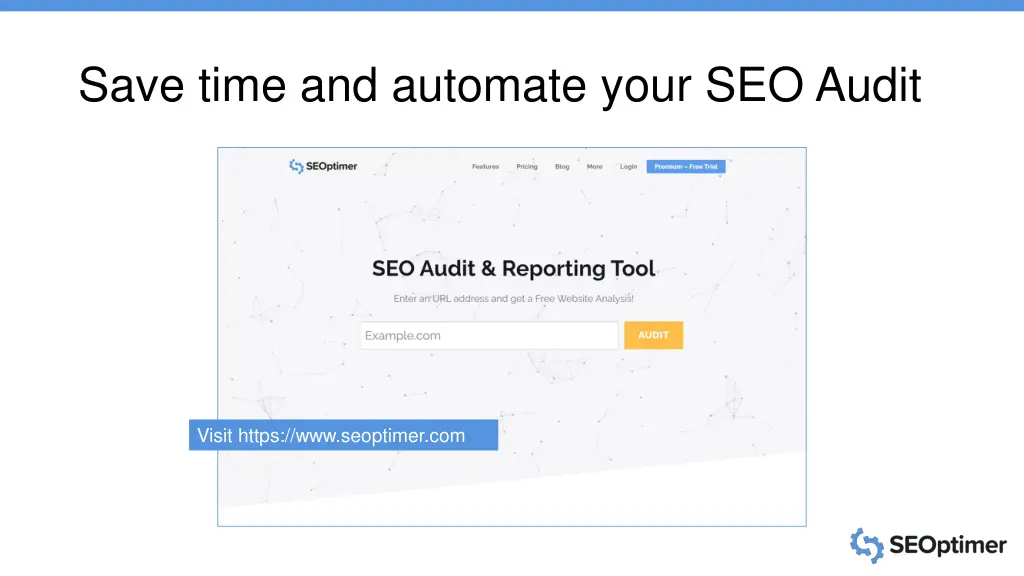 save time and automate your seo audit