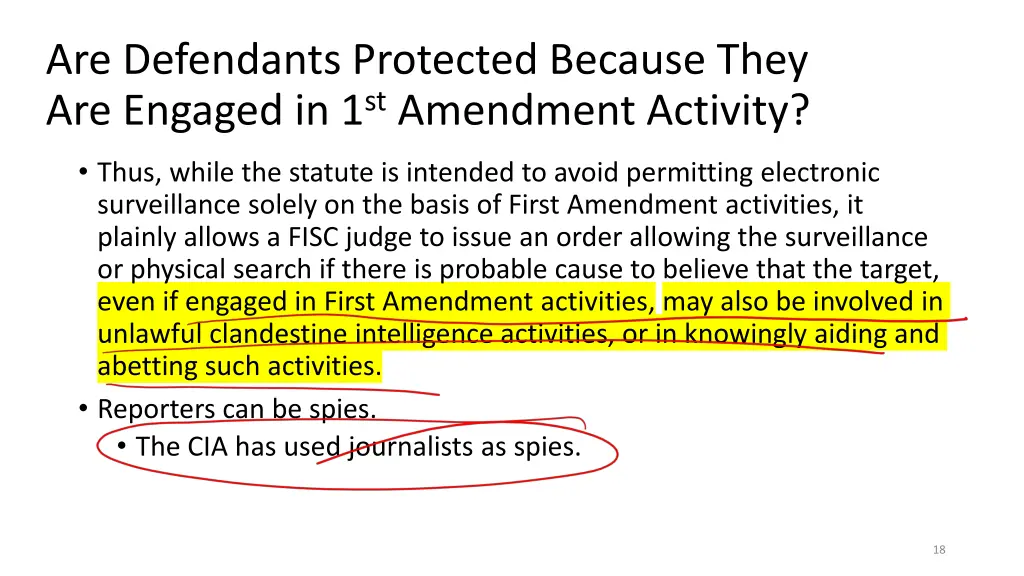 are defendants protected because they are engaged