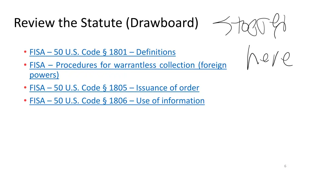 review the statute drawboard