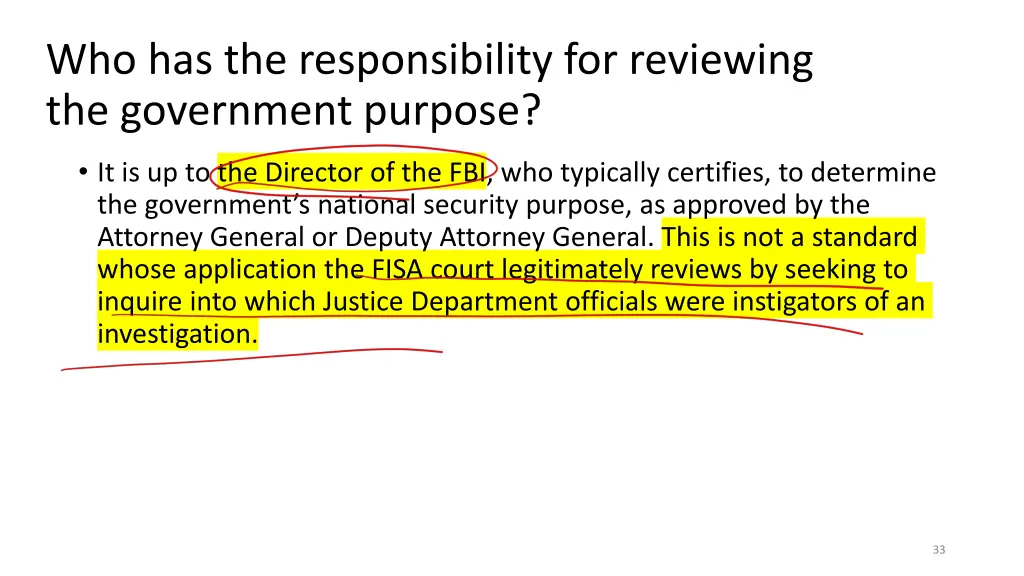 who has the responsibility for reviewing