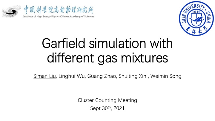 garfield simulation with garfield simulation with