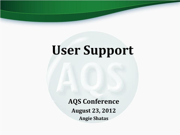 user support