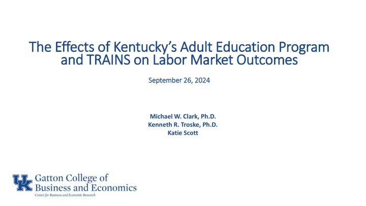 the effects of kentucky s adult education program