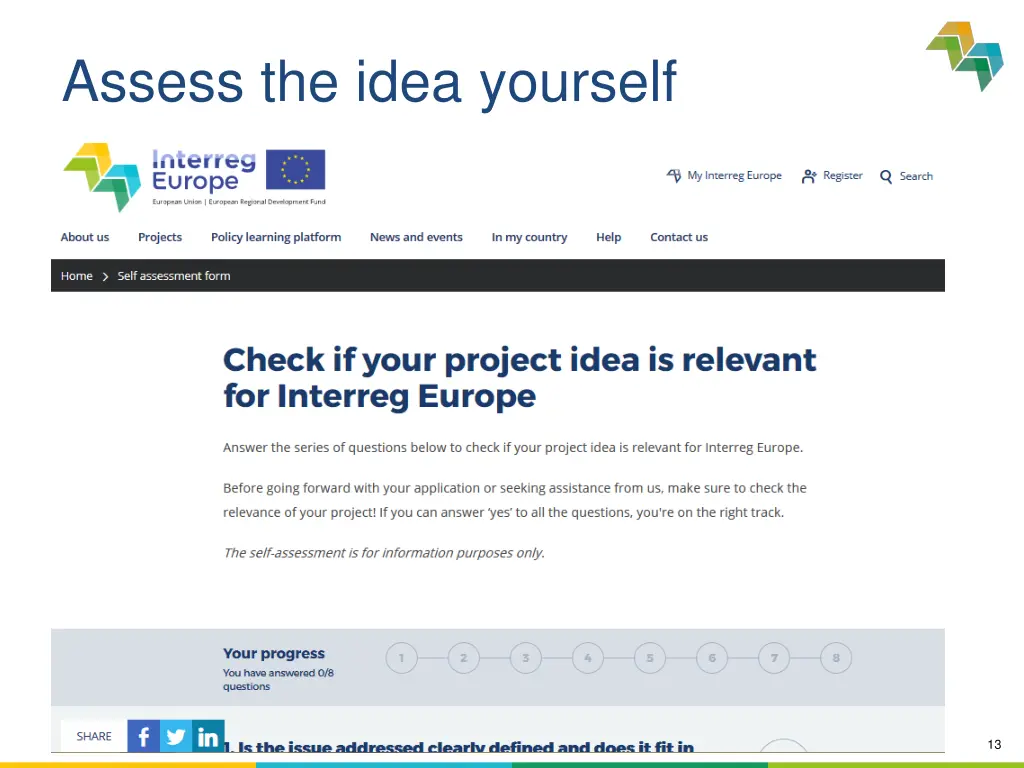assess the idea yourself