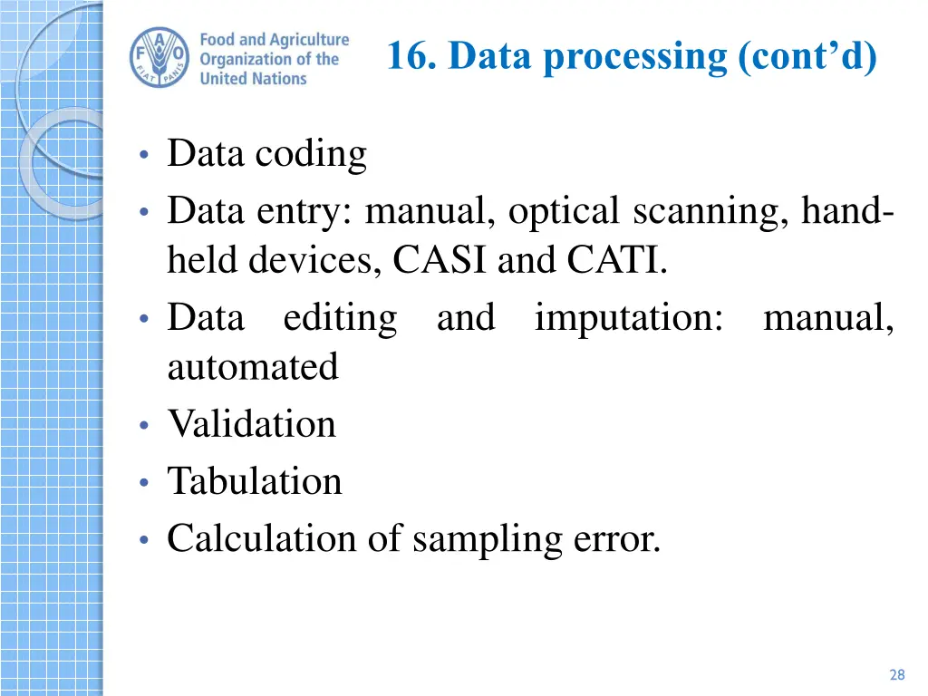 16 data processing cont d