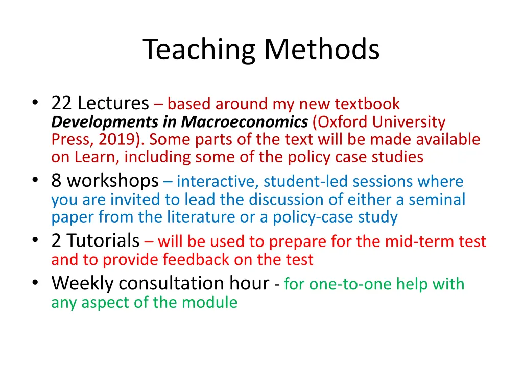 teaching methods