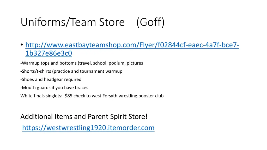uniforms team store goff