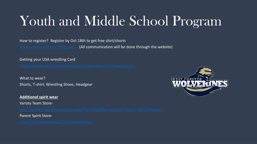 youth and middle school program 2