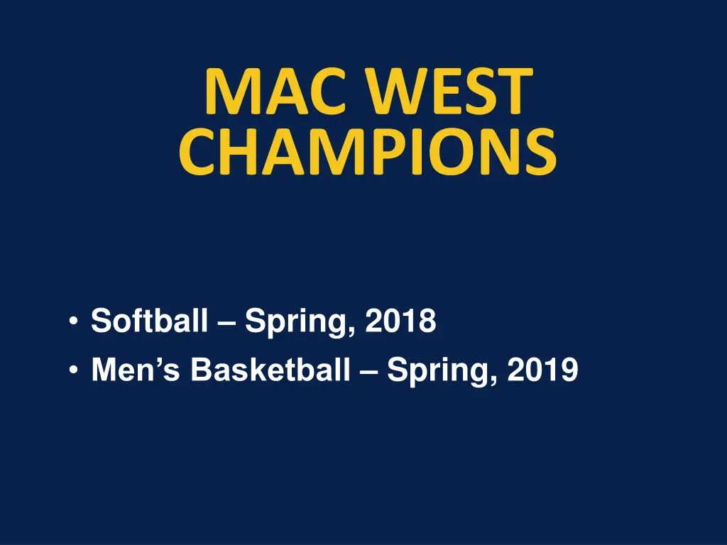mac west champions