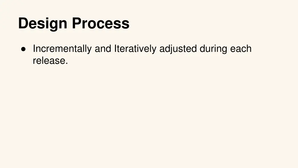 design process